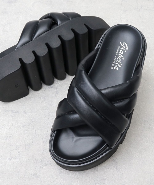 glabella（グラベラ）の「超厚底 パデッド クロスバンド サンダル / ハイソール レザーサンダル（サンダル・メンズ・ブラック・S/M/L）」の16枚目の写真