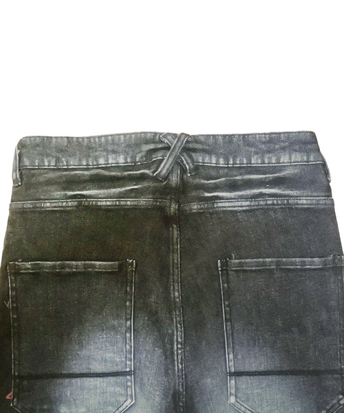 BURNOUT（バーンアウト）の「ツイストst.デニムUSEDパンツ（デニムパンツ・メンズ・インディゴブルー/ブラック・L/M）」の8枚目の写真