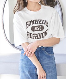 ROPE' PICNIC（ロペピクニック）の「リンクコーデ/カジュアルプリントTシャツ（Tシャツ/カットソー）」