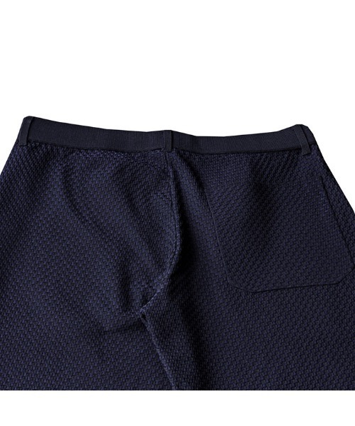 g-stage(ジーステージ)の「g-stage 春夏ブロックチェックニットパンツ(スラックス・メンズ・ネイビー/ライトグレー/チャコールグレー・50/46/48/44)」の14枚目の写真