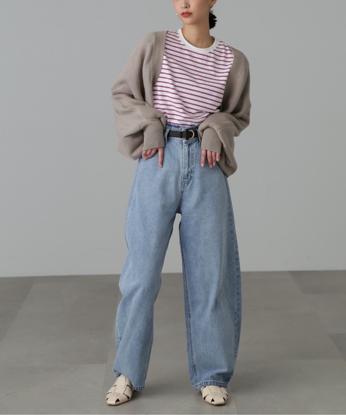 FREE'S MART（フリーズマート）の「Dバックルベルト（ベルト・レディース・ブラウン/カーキ/ブラック・ﾌﾘ-）」の5枚目の写真