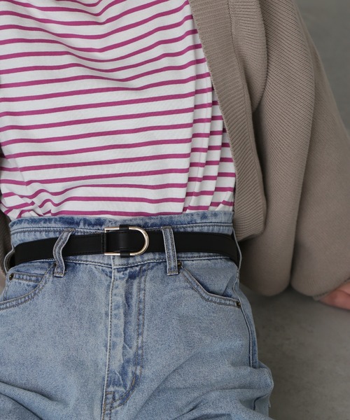 FREE'S MART（フリーズマート）の「Dバックルベルト（ベルト・レディース・ブラウン/カーキ/ブラック・ﾌﾘ-）」の12枚目の写真