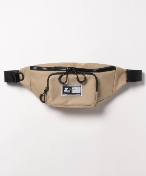 STARTER BLACK LABEL（スターターブラックレーベル）の「【STARTER BLACK LABEL】ポケット ボディバッグ / ウエストバッグ（ボディバッグ/ウエストポーチ・メンズ・オレンジ/ブラック/ベージュ・FREE）」の6枚目の写真