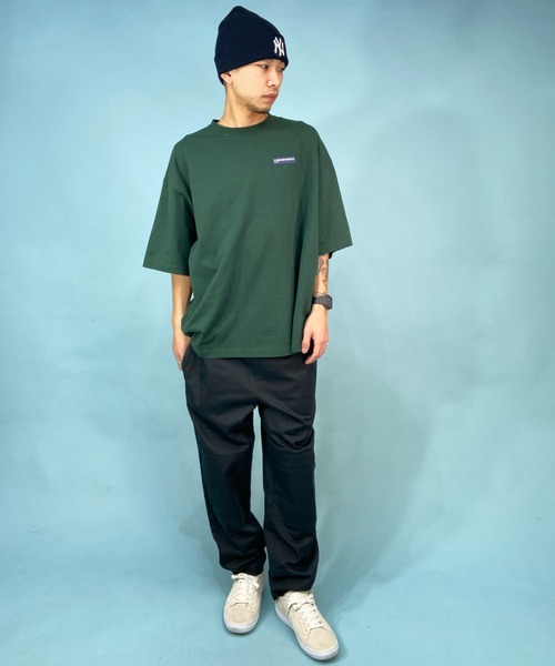 DC(ディーシー)の「DC/ディーシー オーバーサイズ バックプリントTシャツ/ベースボールT ワンポイント/ヘビーウェイト クルーネックTシャツ DST232013(Tシャツ/カットソー・メンズ・グリーン/ホワイト/ブラック・M/XL/L)」の21枚目の写真