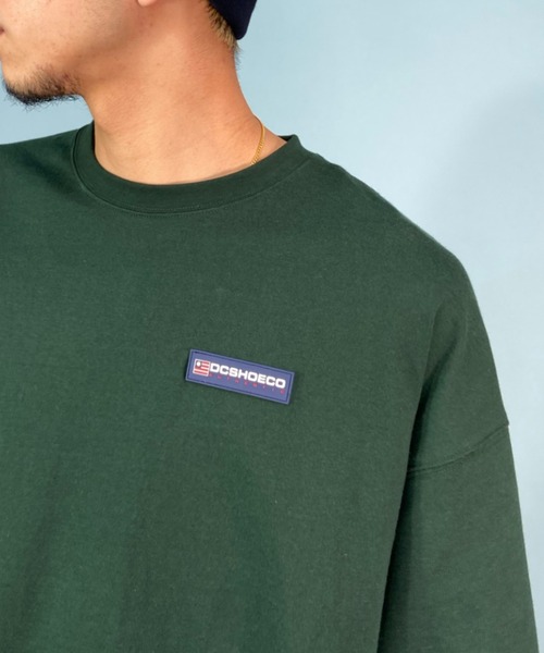 DC(ディーシー)の「DC/ディーシー オーバーサイズ バックプリントTシャツ/ベースボールT ワンポイント/ヘビーウェイト クルーネックTシャツ DST232013(Tシャツ/カットソー・メンズ・グリーン/ホワイト/ブラック・M/XL/L)」の18枚目の写真