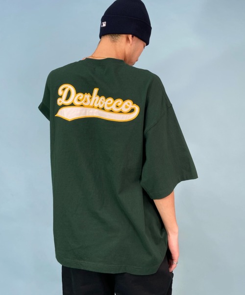 DC(ディーシー)の「DC/ディーシー オーバーサイズ バックプリントTシャツ/ベースボールT ワンポイント/ヘビーウェイト クルーネックTシャツ DST232013(Tシャツ/カットソー・メンズ・グリーン/ホワイト/ブラック・M/XL/L)」の19枚目の写真