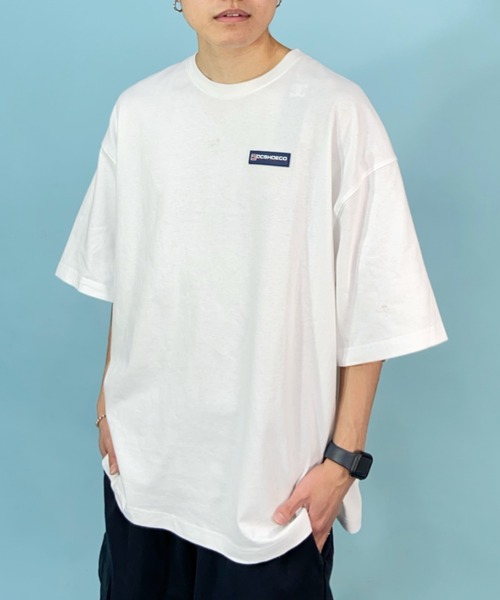 DC(ディーシー)の「DC/ディーシー オーバーサイズ バックプリントTシャツ/ベースボールT ワンポイント/ヘビーウェイト クルーネックTシャツ DST232013(Tシャツ/カットソー・メンズ・グリーン/ホワイト/ブラック・M/XL/L)」の5枚目の写真