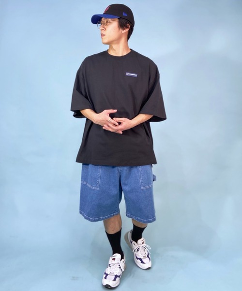DC(ディーシー)の「DC/ディーシー オーバーサイズ バックプリントTシャツ/ベースボールT ワンポイント/ヘビーウェイト クルーネックTシャツ DST232013(Tシャツ/カットソー・メンズ・グリーン/ホワイト/ブラック・M/XL/L)」の15枚目の写真