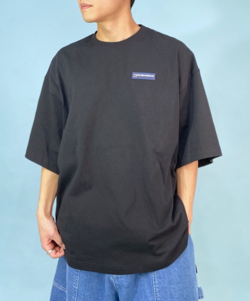DC(ディーシー)の「DC/ディーシー オーバーサイズ バックプリントTシャツ/ベースボールT ワンポイント/ヘビーウェイト クルーネックTシャツ DST232013(Tシャツ/カットソー・メンズ・グリーン/ホワイト/ブラック・M/XL/L)」の10枚目の写真