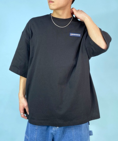 DC(ディーシー)の「DC/ディーシー オーバーサイズ バックプリントTシャツ/ベースボールT ワンポイント/ヘビーウェイト クルーネックTシャツ DST232013(Tシャツ/カットソー・メンズ・グリーン/ホワイト/ブラック・M/XL/L)」の11枚目の写真