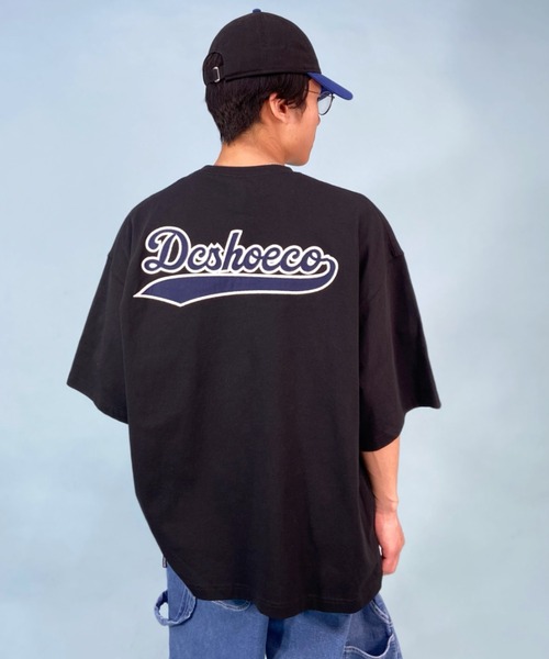 DC(ディーシー)の「DC/ディーシー オーバーサイズ バックプリントTシャツ/ベースボールT ワンポイント/ヘビーウェイト クルーネックTシャツ DST232013(Tシャツ/カットソー・メンズ・グリーン/ホワイト/ブラック・M/XL/L)」の13枚目の写真
