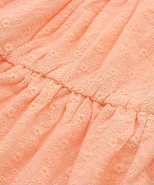 apres les cours（アプレレクール）の「袖リボンレースチュニック（チュニック・キッズ・ミント/オレンジ・100/140/110/120/130/90/80）」の11枚目の写真