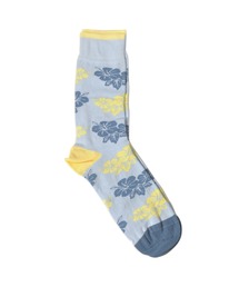 DEMOCRATIQUE SOCKS（デモクラティックソックス）の「【DEMOCRATIQUE SOCKS/デモクラティックソックス】クルーソックス ハイビスカス柄靴下 "HAWAII" from Denmark Copenhagen（ソックス/靴下）」