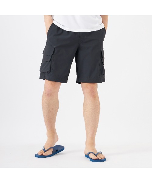 Ocean Pacific（オーシャンパシフィック）の「Ocean Pacific/オーシャンパシフィック ブランド ロゴ 4WAY素材 ベルト付 ウエスト調整 ハーフパンツ ショートパンツ アウトドア カーゴ ショーツ（カーゴパンツ・メンズ・カーキ/ミント/チャコール・L/M/XL）」の8枚目の写真