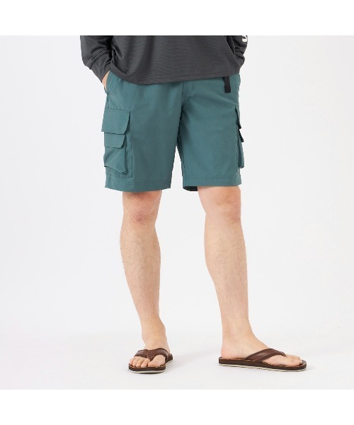 Ocean Pacific（オーシャンパシフィック）の「Ocean Pacific/オーシャンパシフィック ブランド ロゴ 4WAY素材 ベルト付 ウエスト調整 ハーフパンツ ショートパンツ アウトドア カーゴ ショーツ（カーゴパンツ・メンズ・カーキ/ミント/チャコール・L/M/XL）」の18枚目の写真