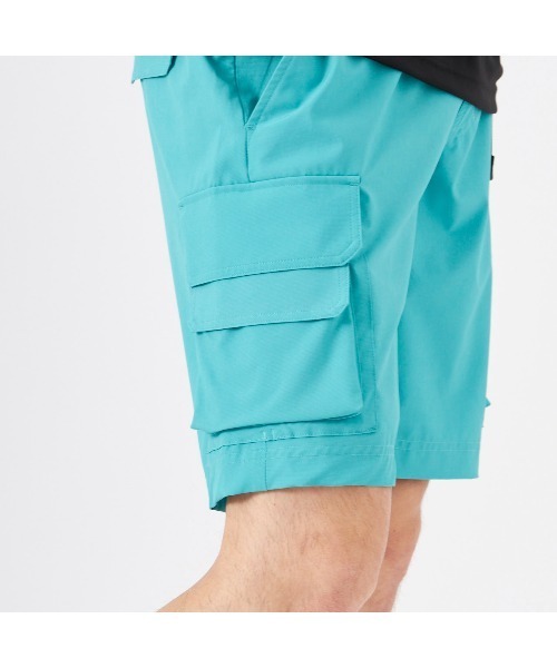 Ocean Pacific（オーシャンパシフィック）の「Ocean Pacific/オーシャンパシフィック ブランド ロゴ 4WAY素材 ベルト付 ウエスト調整 ハーフパンツ ショートパンツ アウトドア カーゴ ショーツ（カーゴパンツ・メンズ・カーキ/ミント/チャコール・L/M/XL）」の7枚目の写真