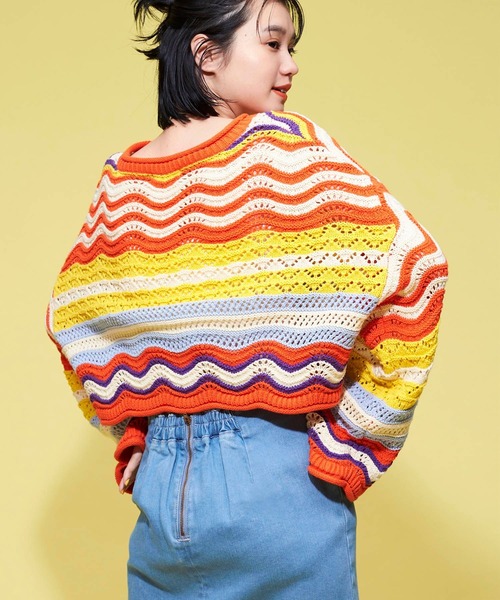 エンフォルド マルチカラーニット セーター FOREVER 21（フォーエバー トゥエンティーワン）の「【POP】マルチ