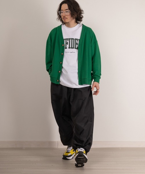 SlashDate(スラッシュデイト)の「ワイドシルエットナイロンカラースノーパンツ/ミリタリーパンツ/パラシュートパンツ/ストリート/ユニセックス(カーゴパンツ・メンズ・グリーン/パープル/ベージュ/イエロー/オレンジ/ブラック/オリーブ/チャコールグレー/オフホワイト・S/M/L)」の20枚目の写真