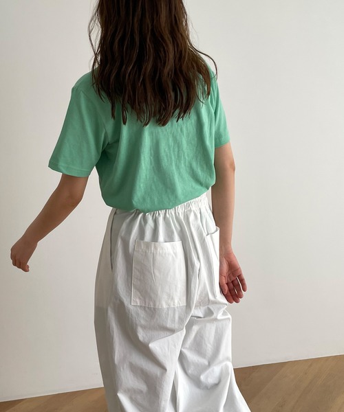 El mar（エルマール）の「El mar(エルマール) "HABIT"半袖Tシャツ（Tシャツ/カットソー・レディース・グリーン/ピンク/アイボリー・ONE SIZE）」の8枚目の写真