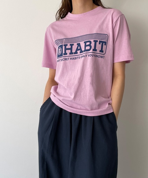 El mar（エルマール）の「El mar(エルマール) "HABIT"半袖Tシャツ（Tシャツ/カットソー・レディース・グリーン/ピンク/アイボリー・ONE SIZE）」の10枚目の写真