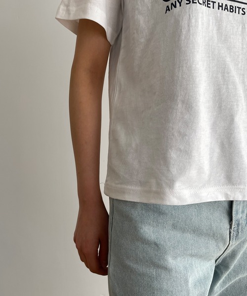 El mar（エルマール）の「El mar(エルマール) "HABIT"半袖Tシャツ（Tシャツ/カットソー・レディース・グリーン/ピンク/アイボリー・ONE SIZE）」の17枚目の写真