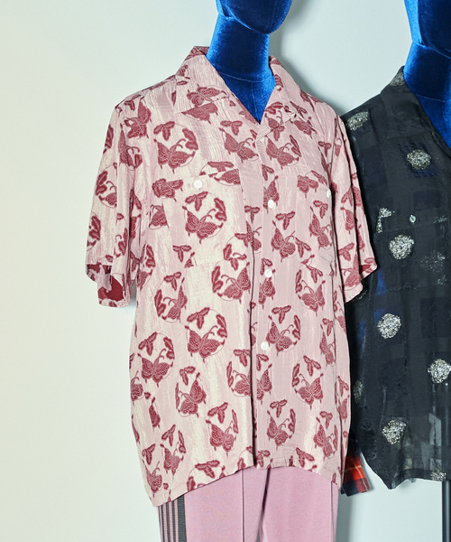 トップス Needles S/S One-Up Shirt ACE/R Floral Jq Needles ONE-UP SHIRT-ACE/R FLORAL JQ Other