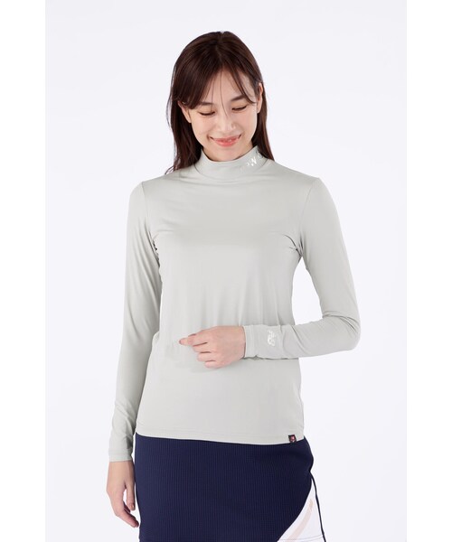 New Balance Golf(ニューバランスゴルフ)の「【new balance golf】4WAYベア天竺 モックネック インナー プルオーバー (WOMENS SPORT)(Tシャツ/カットソー・レディース・ブラック/ホワイト/グレー系その他2・MEDIUM/LARGE/SMALL)」の18枚目の写真