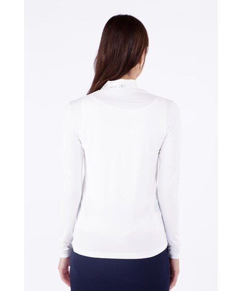 New Balance Golf(ニューバランスゴルフ)の「【new balance golf】4WAYベア天竺 モックネック インナー プルオーバー (WOMENS SPORT)(Tシャツ/カットソー・レディース・ブラック/ホワイト/グレー系その他2・MEDIUM/LARGE/SMALL)」の13枚目の写真
