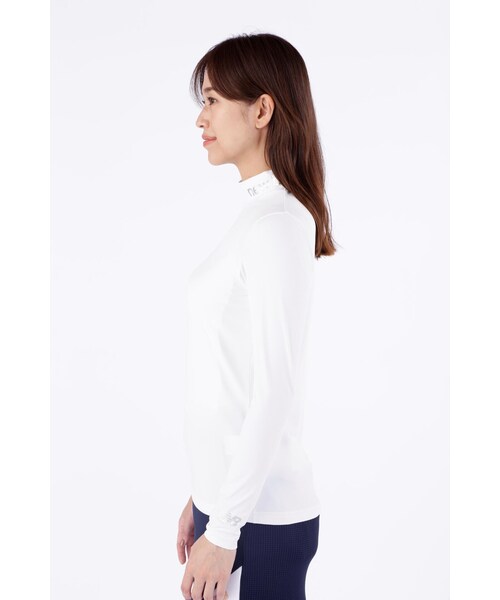 New Balance Golf(ニューバランスゴルフ)の「【new balance golf】4WAYベア天竺 モックネック インナー プルオーバー (WOMENS SPORT)(Tシャツ/カットソー・レディース・ブラック/ホワイト/グレー系その他2・MEDIUM/LARGE/SMALL)」の12枚目の写真