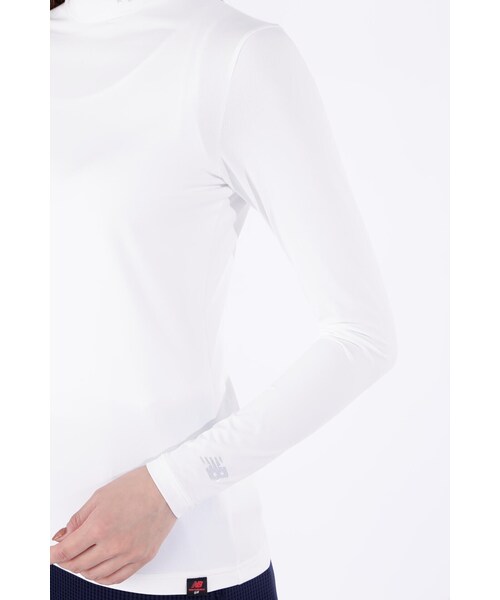 New Balance Golf(ニューバランスゴルフ)の「【new balance golf】4WAYベア天竺 モックネック インナー プルオーバー (WOMENS SPORT)(Tシャツ/カットソー・レディース・ブラック/ホワイト/グレー系その他2・MEDIUM/LARGE/SMALL)」の10枚目の写真