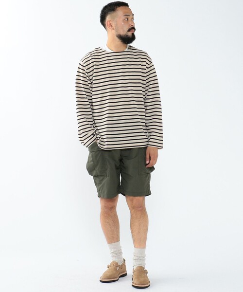 sage de cret（サージュデクレ）の「sage de cret × BEAMS PLUS / 別注 M43 2way Military Shorts（その他パンツ・メンズ・ネイビー/オリーブ/パープル・M/L/XL/S）」の4枚目の写真