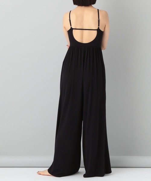 e/rm(イーアールエム)の「【e/rm】カップツキキャミロンパース(つなぎ/オールインワン・レディース・ライトベージュ/ブラック・FREE)」の16枚目の写真