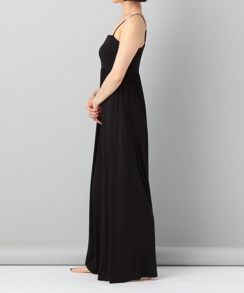 e/rm(イーアールエム)の「【e/rm】カップツキキャミロンパース(つなぎ/オールインワン・レディース・ライトベージュ/ブラック・FREE)」の14枚目の写真