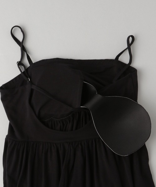 e/rm(イーアールエム)の「【e/rm】カップツキキャミロンパース(つなぎ/オールインワン・レディース・ライトベージュ/ブラック・FREE)」の19枚目の写真