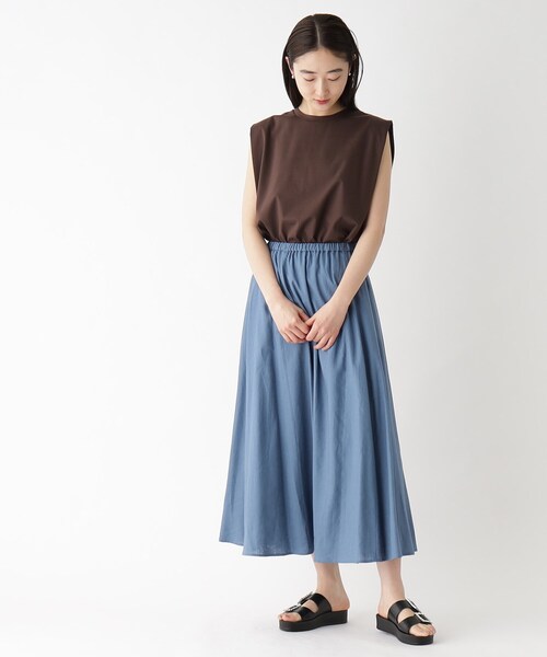 OPAQUE.CLIP（オペークドットクリップ）の「◆ビジューダブルベルトサンダル（サンダル・レディース・オフホワイト/ブラック・02/03）」の5枚目の写真