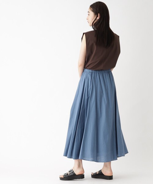 OPAQUE.CLIP（オペークドットクリップ）の「◆ビジューダブルベルトサンダル（サンダル・レディース・オフホワイト/ブラック・02/03）」の3枚目の写真