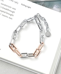 【新品タグ付き】　定価19,800円　FURLAブレスレット FURLA】☆Arch double☆ ツートン カラーバングル (FURLA