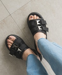 rectangle | バックルベルトスライダーサンダル(サンダル)