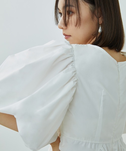 RANDEBOO（ランデブー）の「Lingerie puff dress（ワンピース