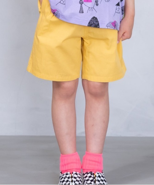 Life Support Products（ライフサポートプロダクツ）の「ポプリンショートパンツ(80～150cm)（その他パンツ・キッズ・エメラルド/イエロー/レッド/ブラック/チャコール/パープル/マルチ/カーキ/レッド系その他/ネイビー・90/140/130/150/120/100/110/95/80）」の7枚目の写真