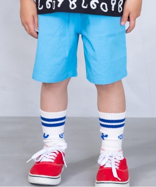 Life Support Products（ライフサポートプロダクツ）の「ポプリンショートパンツ(80～150cm)（その他パンツ・キッズ・エメラルド/イエロー/レッド/ブラック/チャコール/パープル/マルチ/カーキ/レッド系その他/ネイビー・90/140/130/150/120/100/110/95/80）」の4枚目の写真