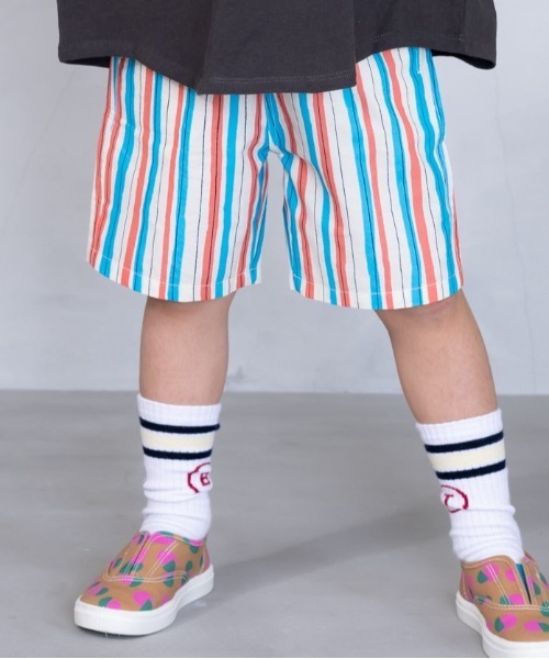 Life Support Products（ライフサポートプロダクツ）の「ポプリンショートパンツ(80～150cm)（その他パンツ・キッズ・エメラルド/イエロー/レッド/ブラック/チャコール/パープル/マルチ/カーキ/レッド系その他/ネイビー・90/140/130/150/120/100/110/95/80）」の10枚目の写真