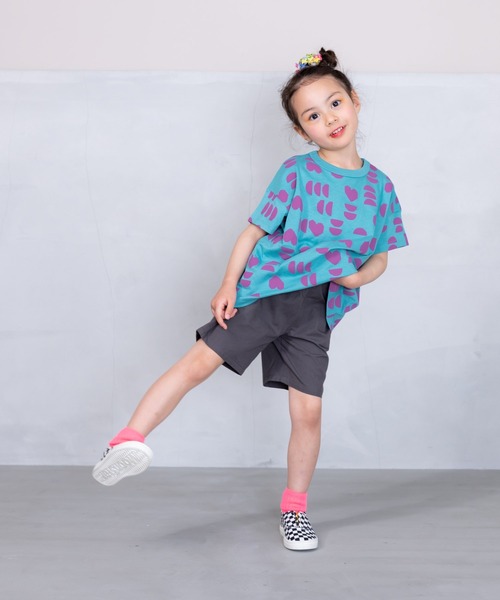 Life Support Products（ライフサポートプロダクツ）の「ポプリンショートパンツ(80～150cm)（その他パンツ・キッズ・エメラルド/イエロー/レッド/ブラック/チャコール/パープル/マルチ/カーキ/レッド系その他/ネイビー・90/140/130/150/120/100/110/95/80）」の12枚目の写真