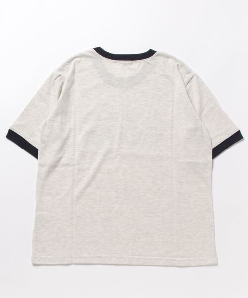 nemne store（ネンネストア）の「【低身長用サイズあり】アソート配色リンガープリントT（Tシャツ/カットソー・レディース・オートミール/ネイビー/ホワイト系その他/オフホワイト・SMALL/MEDIUM）」の17枚目の写真