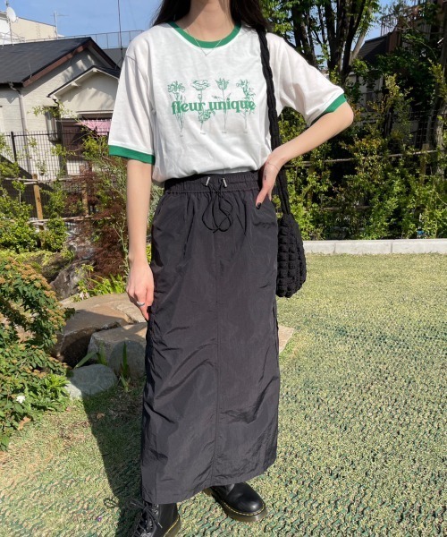 nemne store（ネンネストア）の「【低身長用サイズあり】アソート配色リンガープリントT（Tシャツ/カットソー・レディース・オートミール/ネイビー/ホワイト系その他/オフホワイト・SMALL/MEDIUM）」の13枚目の写真