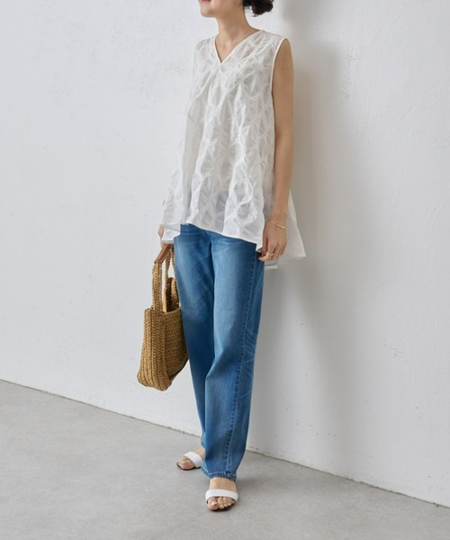 【最終価格】美品　BEARDSLEY ドットリップルノースリブラウス BEARDSLEY ドットリップルノースリブラウス美品 - メルカリ