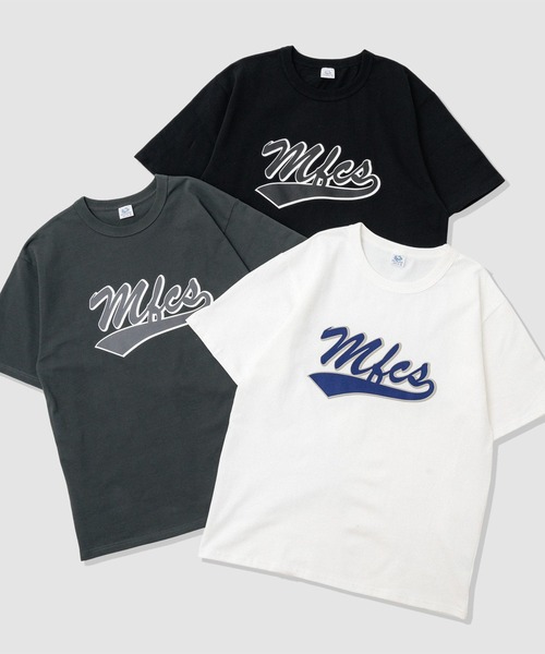 FRUIT OF THE LOOM(フルーツオブザルーム)の「FRUIT OF THE LOOM x MFC STORE MFCS TEAM LOGO S/S TEE(Tシャツ/カットソー・メンズ・チャコール/ホワイト/ブラック・M/L/XL/XXL)」の4枚目の写真