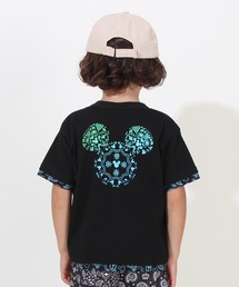 Disney（ディズニー）の「親子お揃い ディズニー ペイズリーレイヤードTシャツ 8339K（Tシャツ/カットソー）」