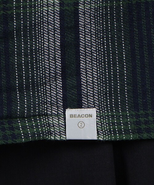 kolor BEACON（カラービーコン）の「kolor / BEACON コットン パイピングシャツ（シャツ/ブラウス・メンズ・ライトグリーン・2）」の10枚目の写真
