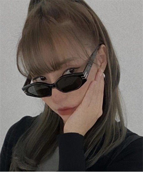 Ritzy（リッツィー）の「キャッツアイサングラス（サングラス・レディース・グレー系/ブラウン系/グリーン系/ホワイト/ブラック/ベージュ/その他・FREE）」の10枚目の写真